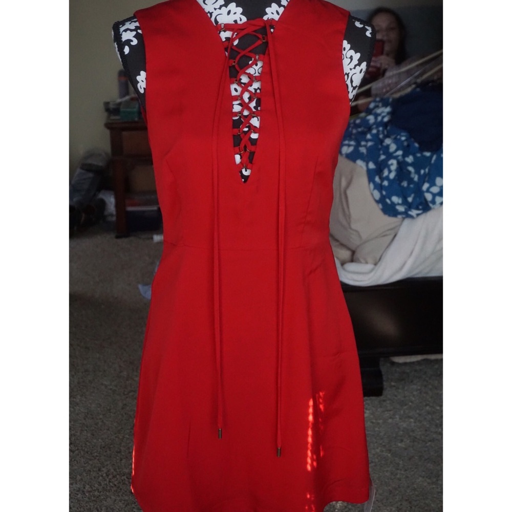 Red dress